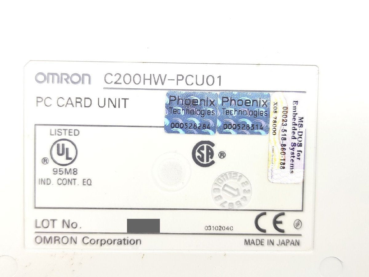 OMRON C200HW-PCU01 Programmable Controller [k1155551135]