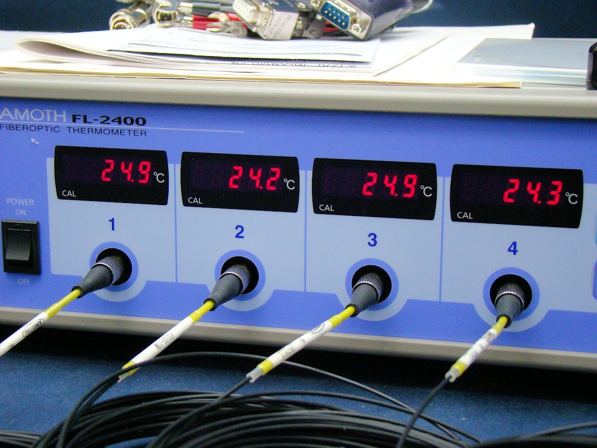Anritsu Meter FL-2400 Fiber Optic Thermometer FS100-10M [q1156520130]