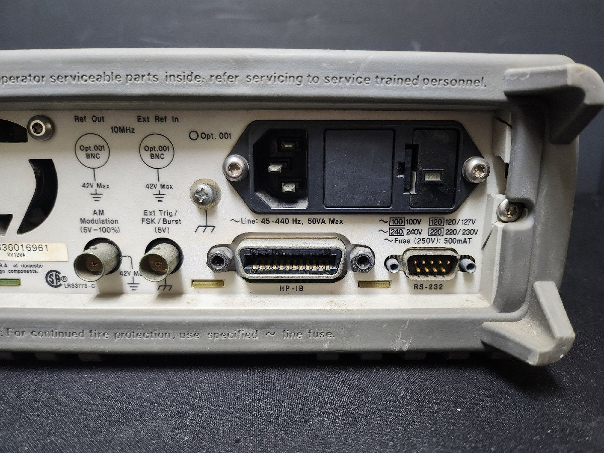 Agilent 33120A Function/Arbitrary Waveform Generator 15MHz [x1157285916]
