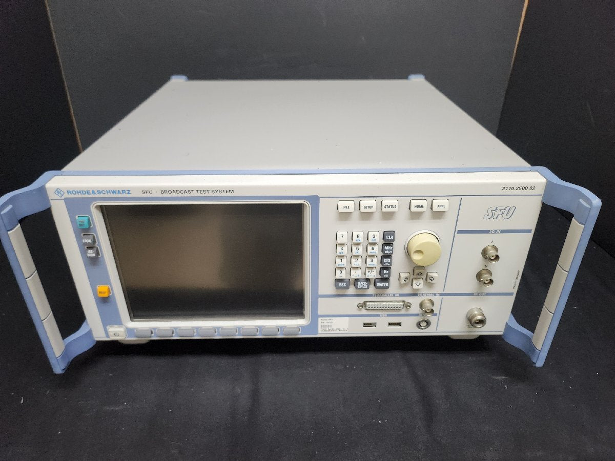 R&S SFU Broadcast Test System Opt. K01 K40 K60 [k1157831645]