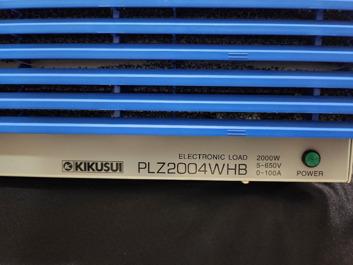 Kikusui PLZ2004WHB Electronic Load Booster 650V 100A 2000W [p1157849984]