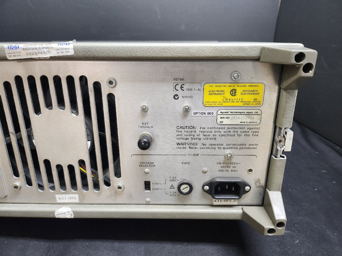 Agilent 4278A Capacitance Meter 1kHz-1MHz [d1158100471]
