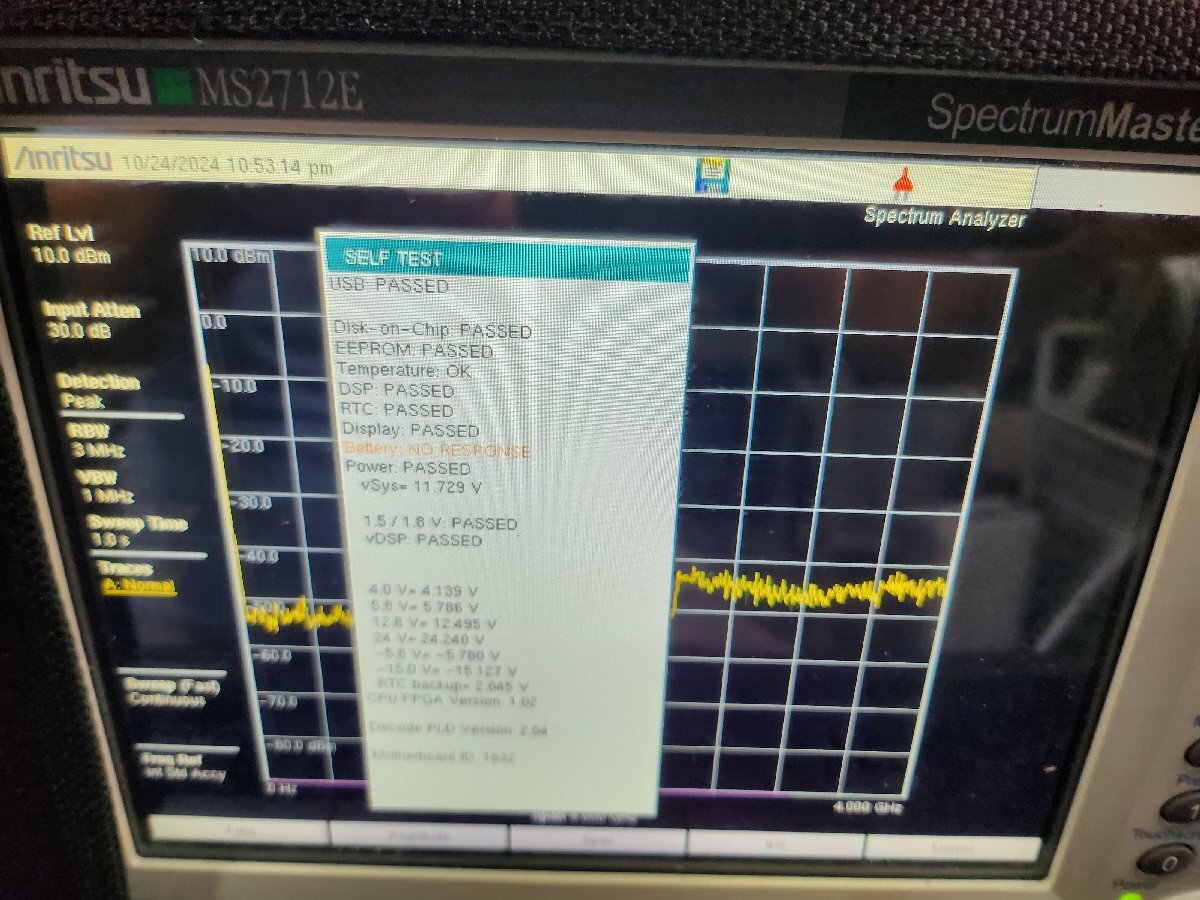 Anritsu MS2712E Handheld Spectrum Analyzer 9kHz to 4GHz [n1158794959]