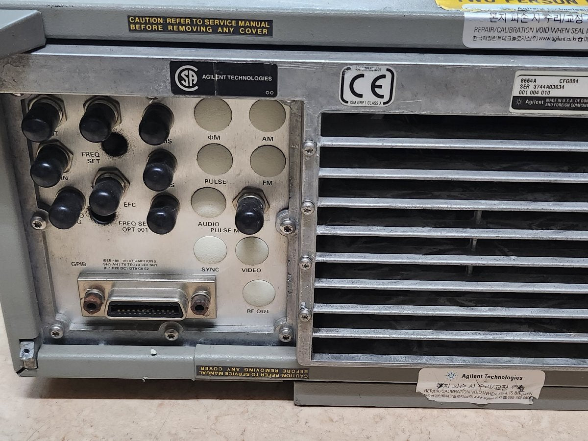 Agilent 8664A Synthesized Signal Generator 100kHz-3GHz Opt.001 004 010 [b1158806730]