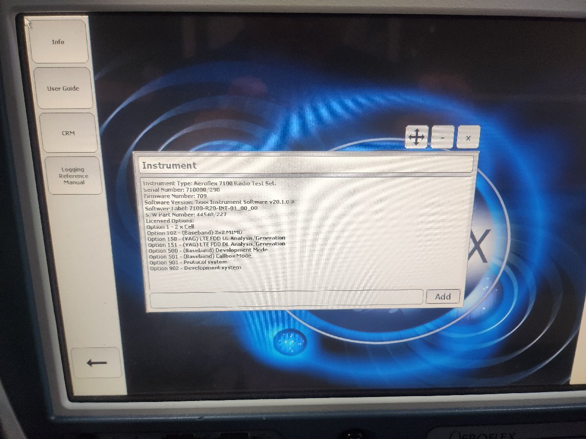 NBC Aeroflex 7100 Radio Test Set OPT 1 102 150 151 500 501 901 902 [u1158824250]