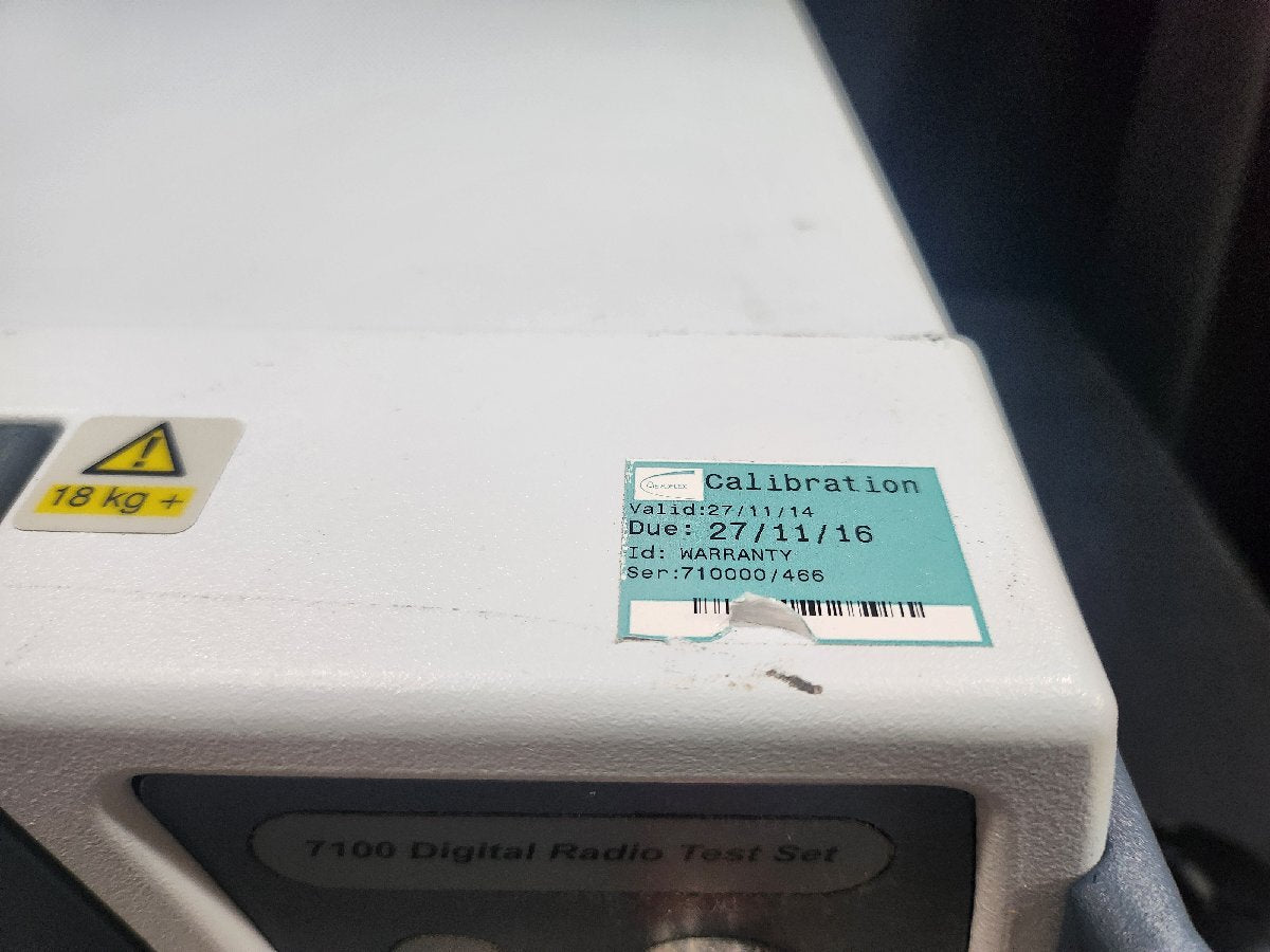 NBC Aeroflex 7100 Radio Test Set OPT 1 102 150 151 500 501 901 902 [u1158820224]