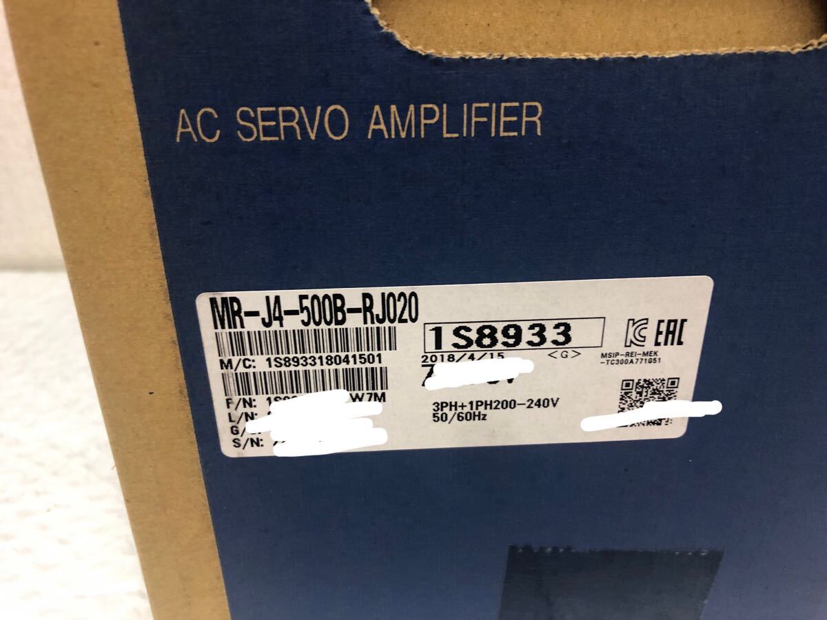 Mitsubishi MR-J4-500B-RJ020 Servo Amplifier [c1158819356]