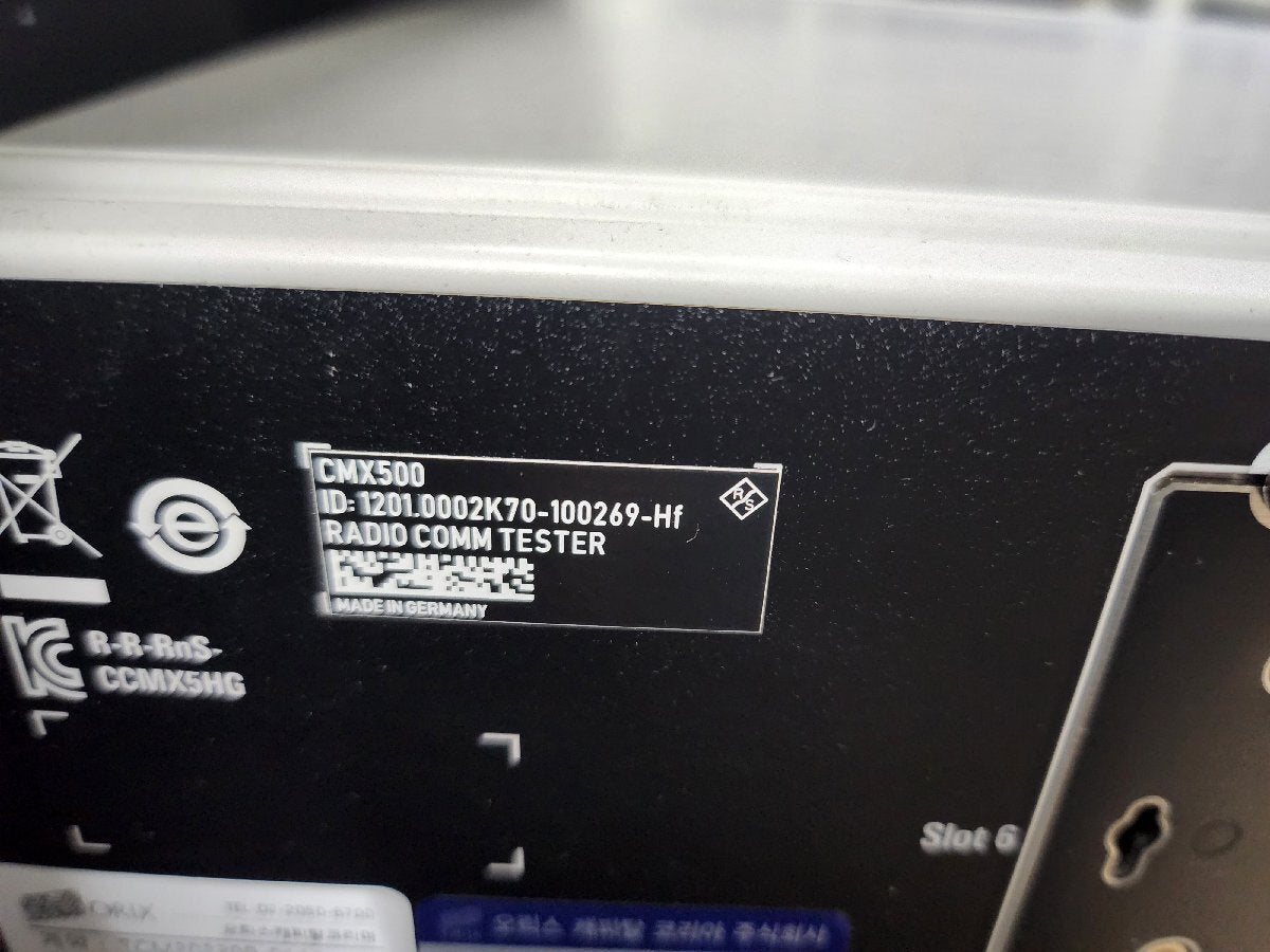 R&S CMX500 Wireless Communication Tester 5G Tester [c1159087769]