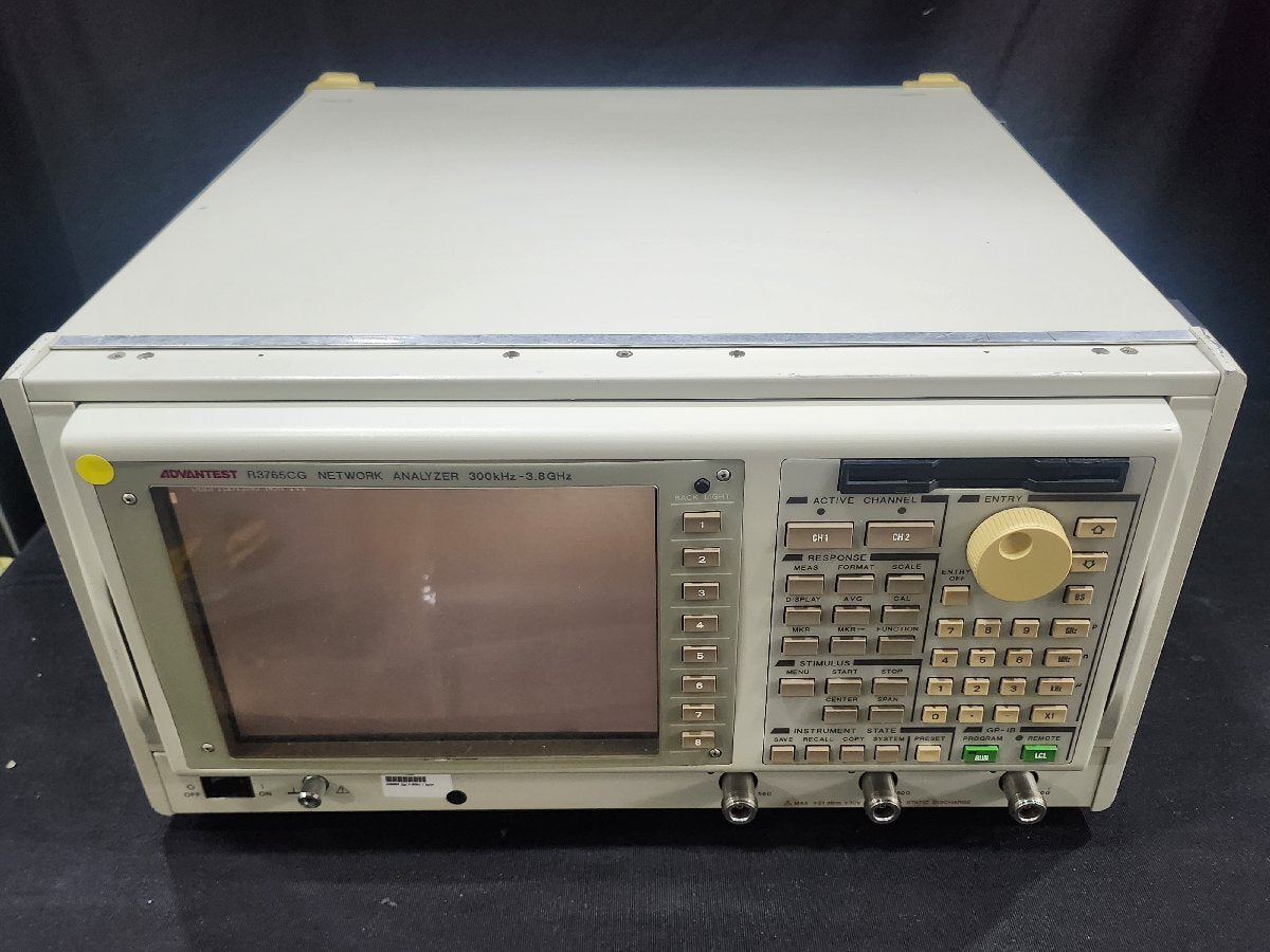 Advantest R3765CG Network Analyzer 300kHz-3.8GHz (for parts or not working) [f1159106901]