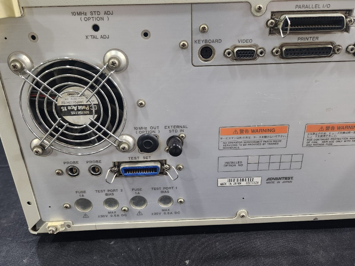 Advantest R3765CG Network Analyzer 300kHz-3.8GHz (for parts or not working) [f1159106901]