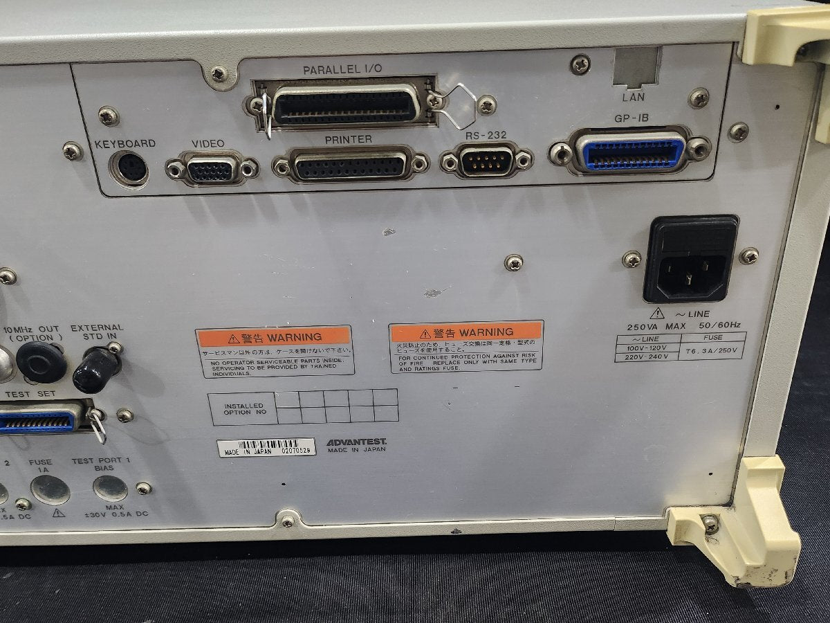 Advantest R3765CG Network Analyzer 300kHz-3.8GHz (for parts or not working) [f1159106901]