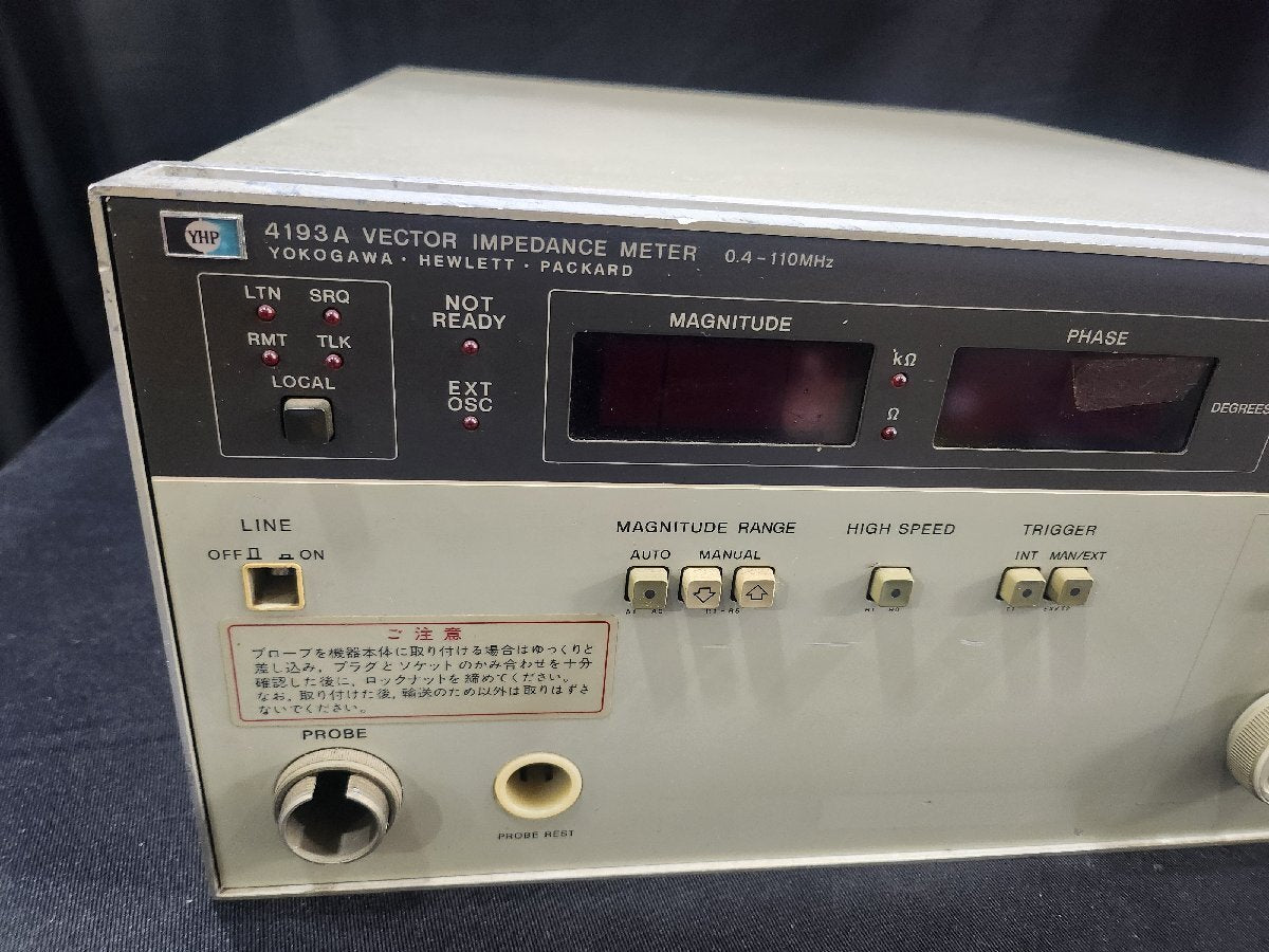 HP 4193A Vector Impedance Meter (for parts or not working) [q1159178923]