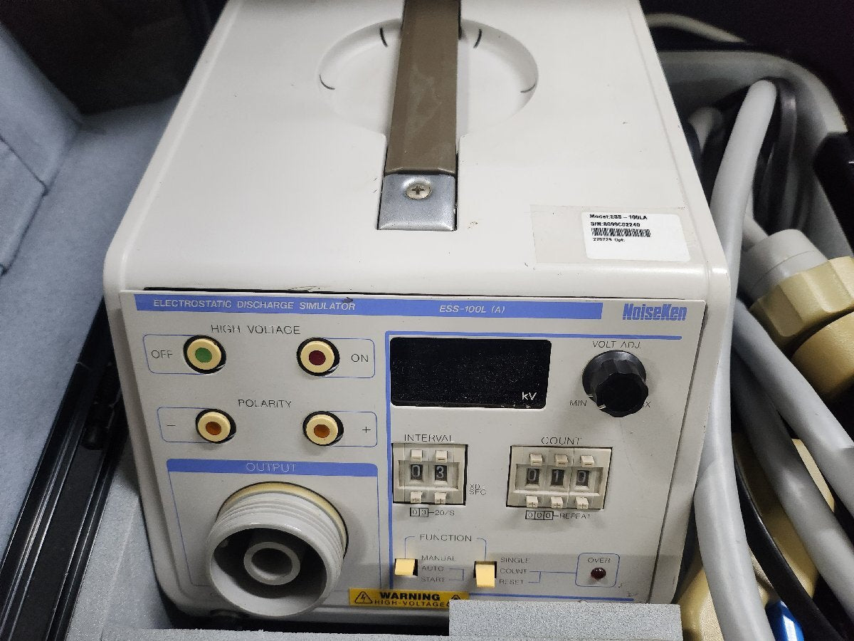 Noiseken ESS-100LA Static Tolerance Tester Electrostatic Discharge Simulator [j1159210325]