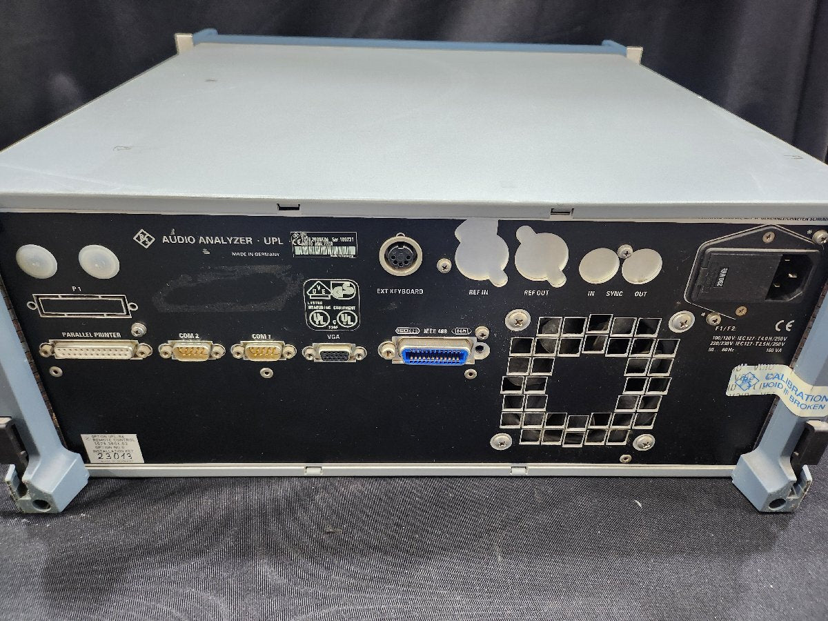 Rohde & Schwarz UPL Audio Analyzer (for parts or not working) [k1159216295]