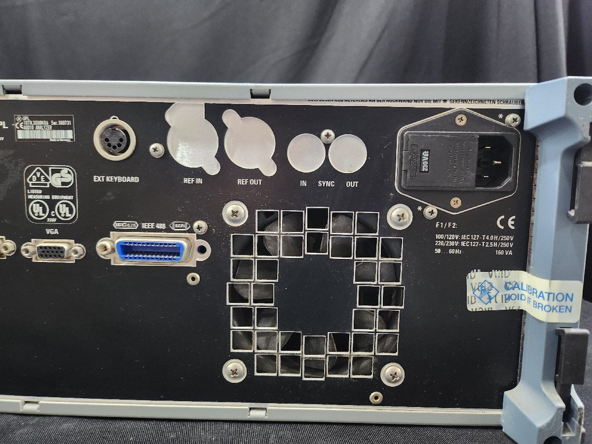 Rohde & Schwarz UPL Audio Analyzer (for parts or not working) [k1159216295]