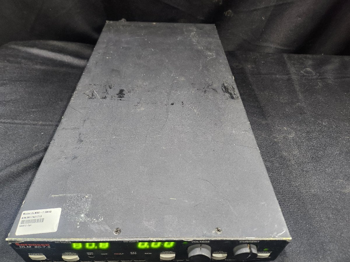 Sorensen DLM 80-7.5 DC Power Supply 80V 7.5A 600W [h1159251401]