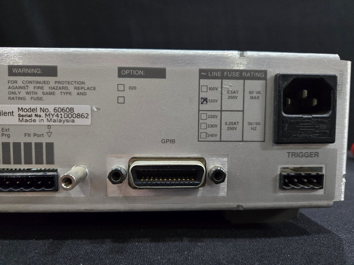 Agilent 6060B DC Electronic Load 3-60V 0-60A 300W (for parts or not working) [u1159904314]