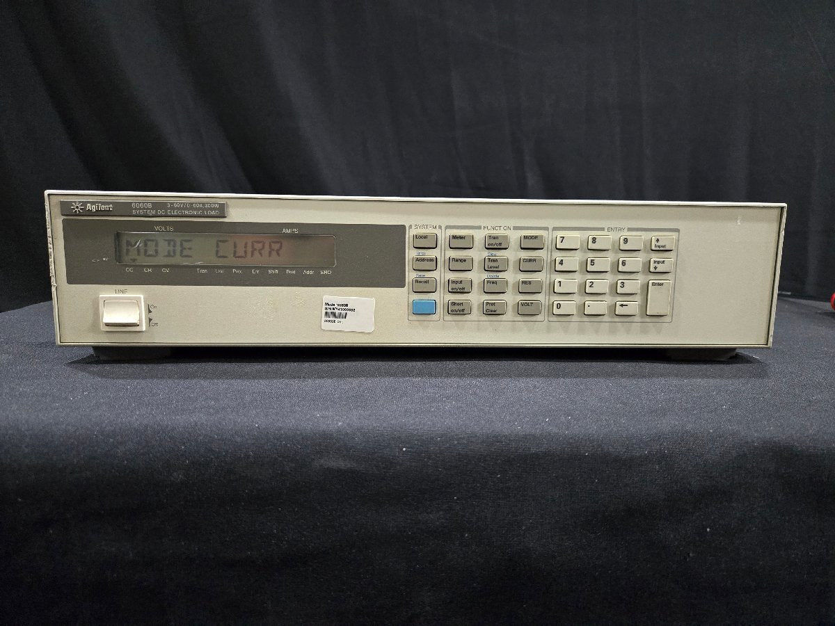 Agilent 6060B DC Electronic Load 3-60V 0-60A 300W (for parts or not working) [u1159904314]