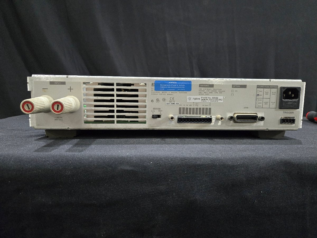 Agilent 6060B DC Electronic Load 3-60V 0-60A 300W (for parts or not working) [u1159904314]