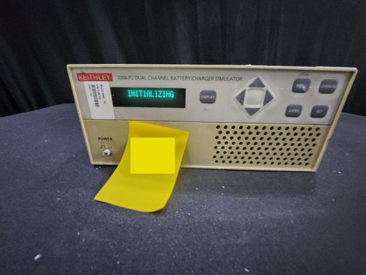 Keithley 2306-PJ Dual Channel Battery Charger Simulator (for parts or not working) [p1160017721]