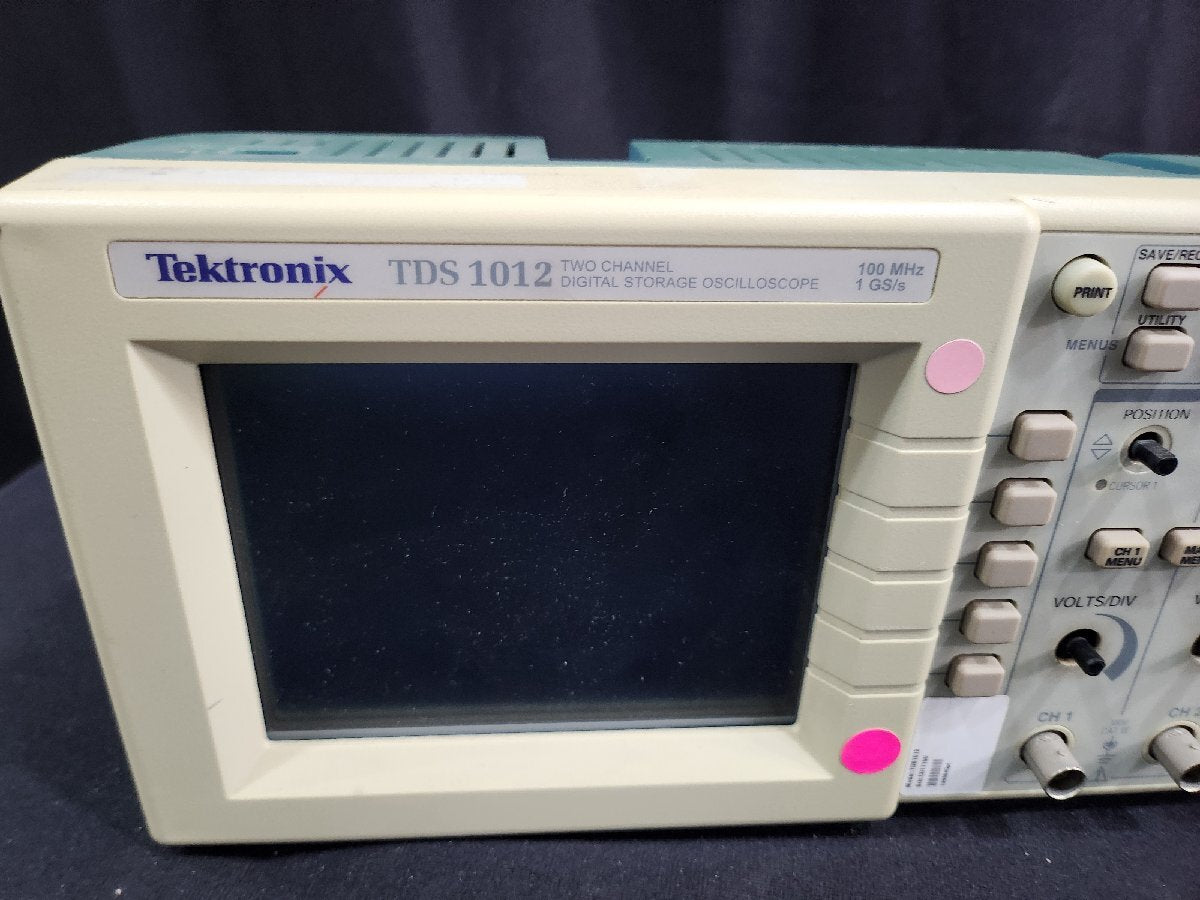 Tektronix TDS1012 Digital Storage Oscilloscope 100MHz 1GS/s 2CH (for parts or not working) [j1160043208]