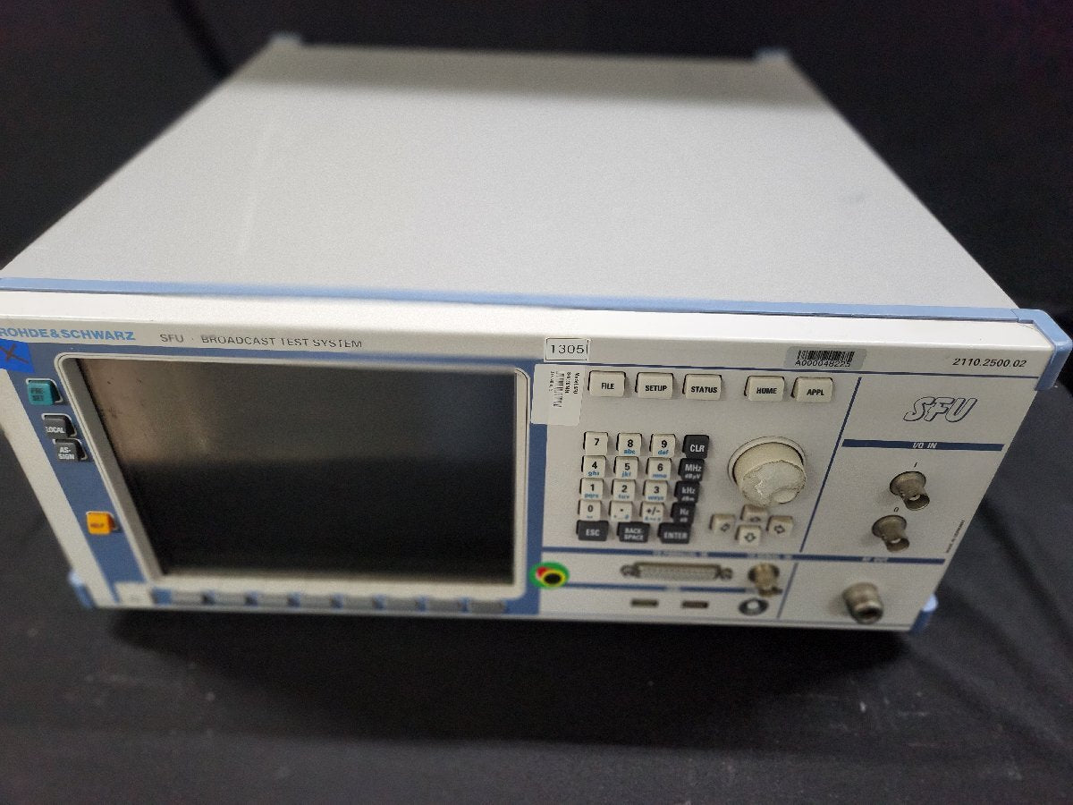 NBC R&S SFU Broadcast Test System Opt B3 B4 [b1160182098]