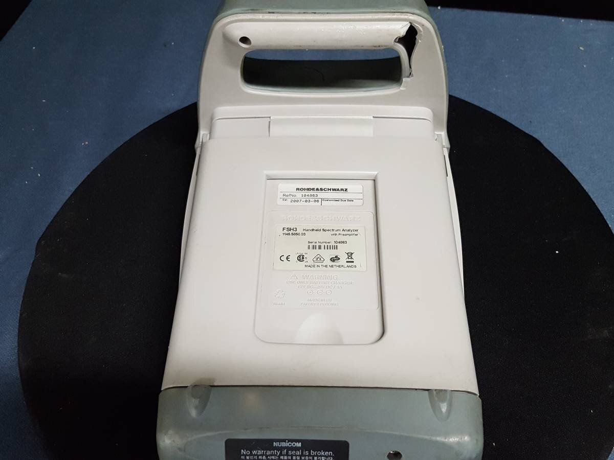 Rohde & Schwarz FSH3 Spectrum Analyzer 3GHz with FSH-Z1 Power Sensor [c1160272785]