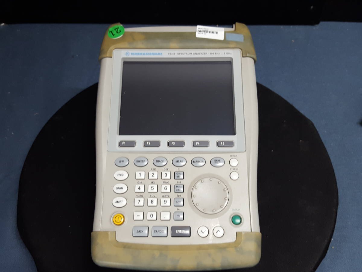 Rohde & Schwarz FSH3 Spectrum Analyzer 3GHz with FSH-Z1 Power Sensor [c1160272785]