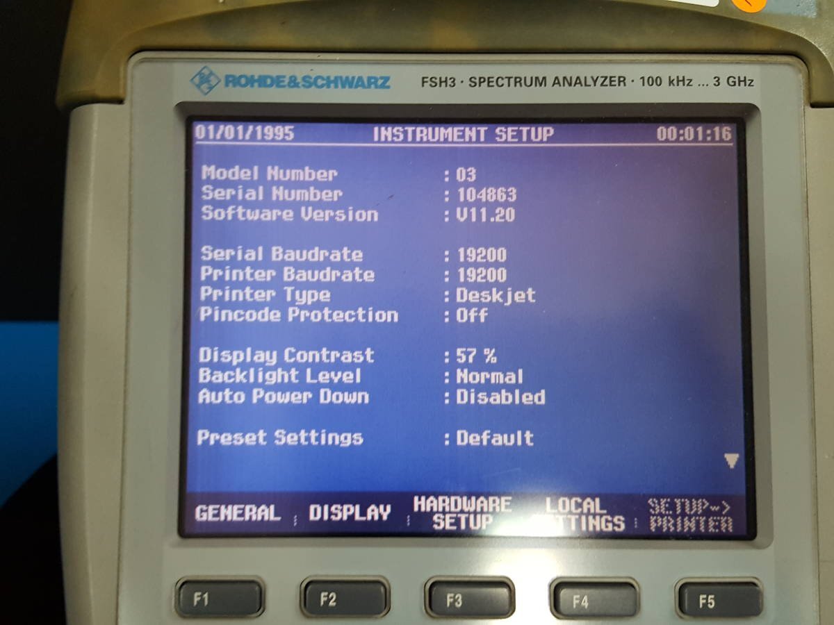 Rohde & Schwarz FSH3 Spectrum Analyzer 3GHz with FSH-Z1 Power Sensor [c1160272785]