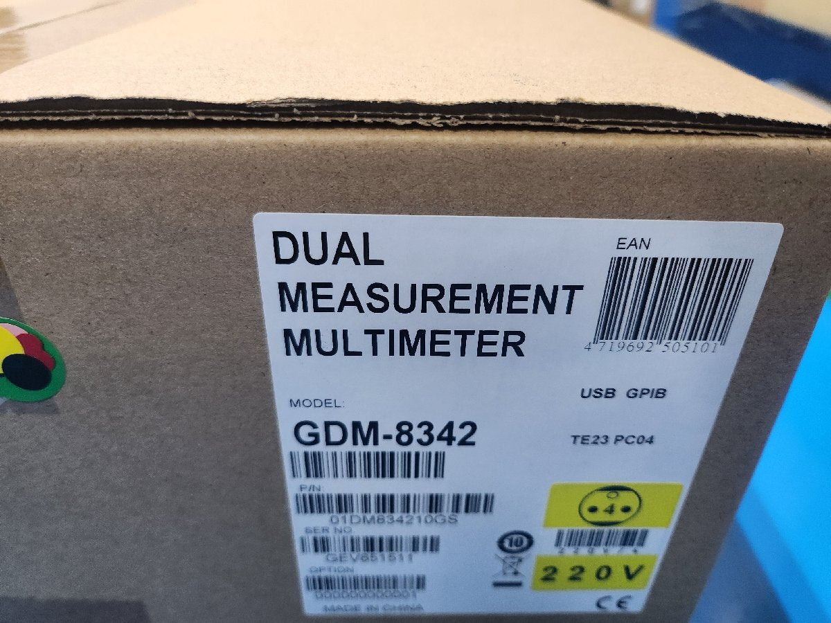GW Instek GDM-8342 Digital Multimeter Dual Measurement Multimeter [c1160314146]