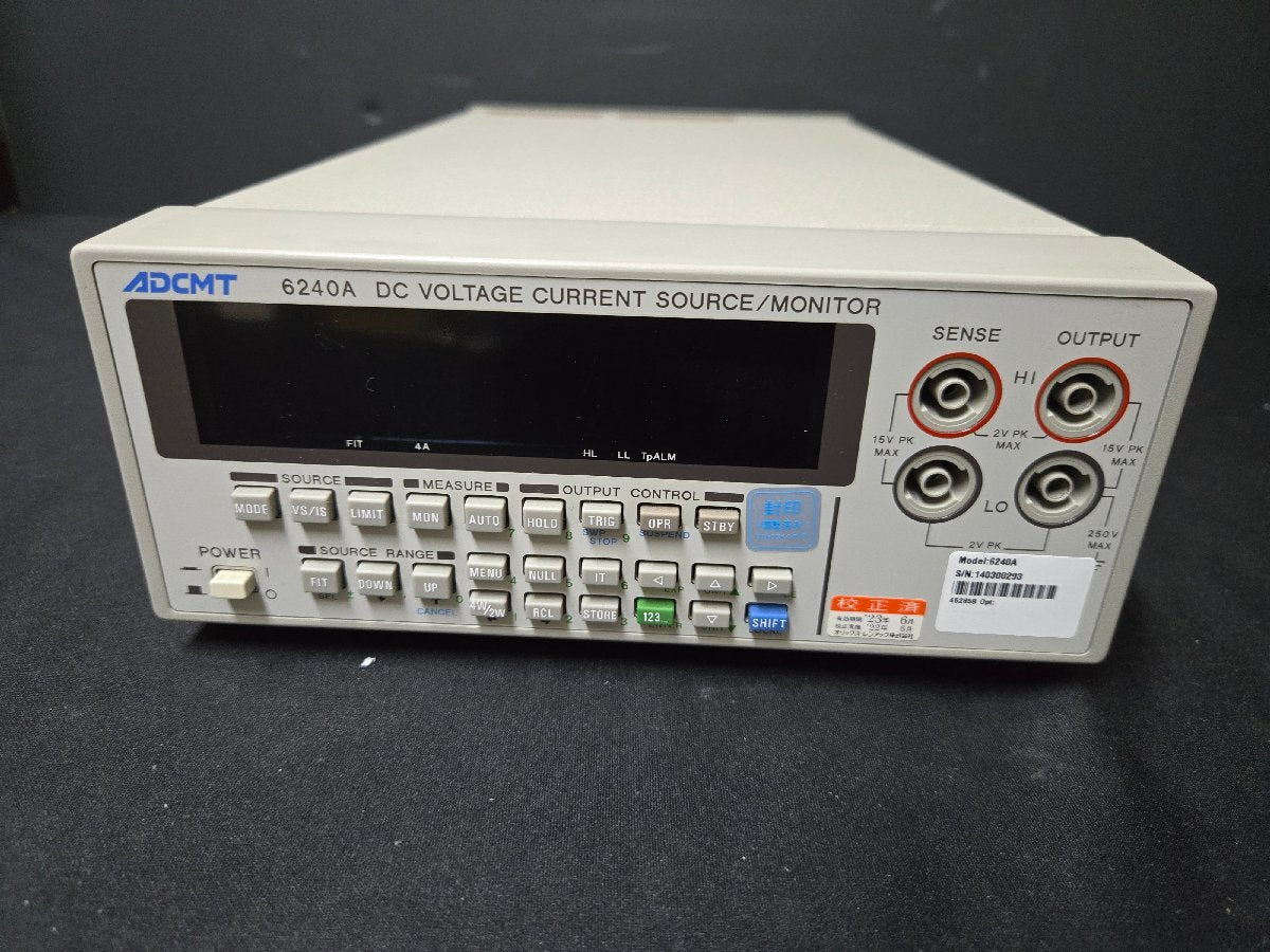 ADCMT 6240A DC Voltage Current Source Monitor [f1160324628]