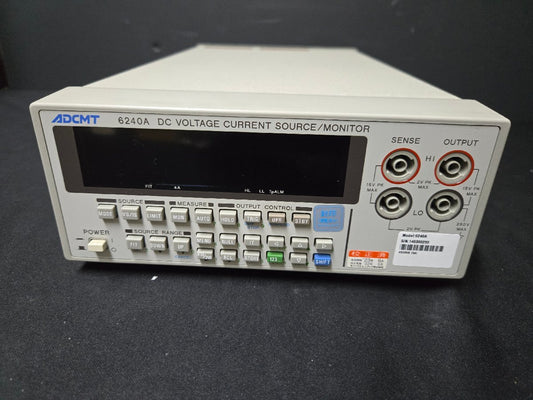 ADCMT 6240A DC Voltage Current Source Monitor [f1160324628]