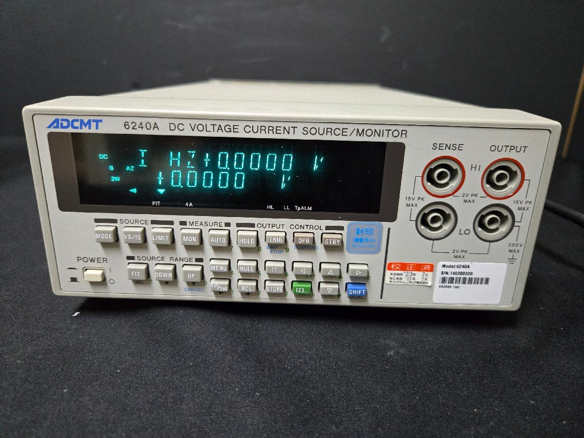 ADCMT 6240A DC Voltage Current Source Monitor [x1160320639]