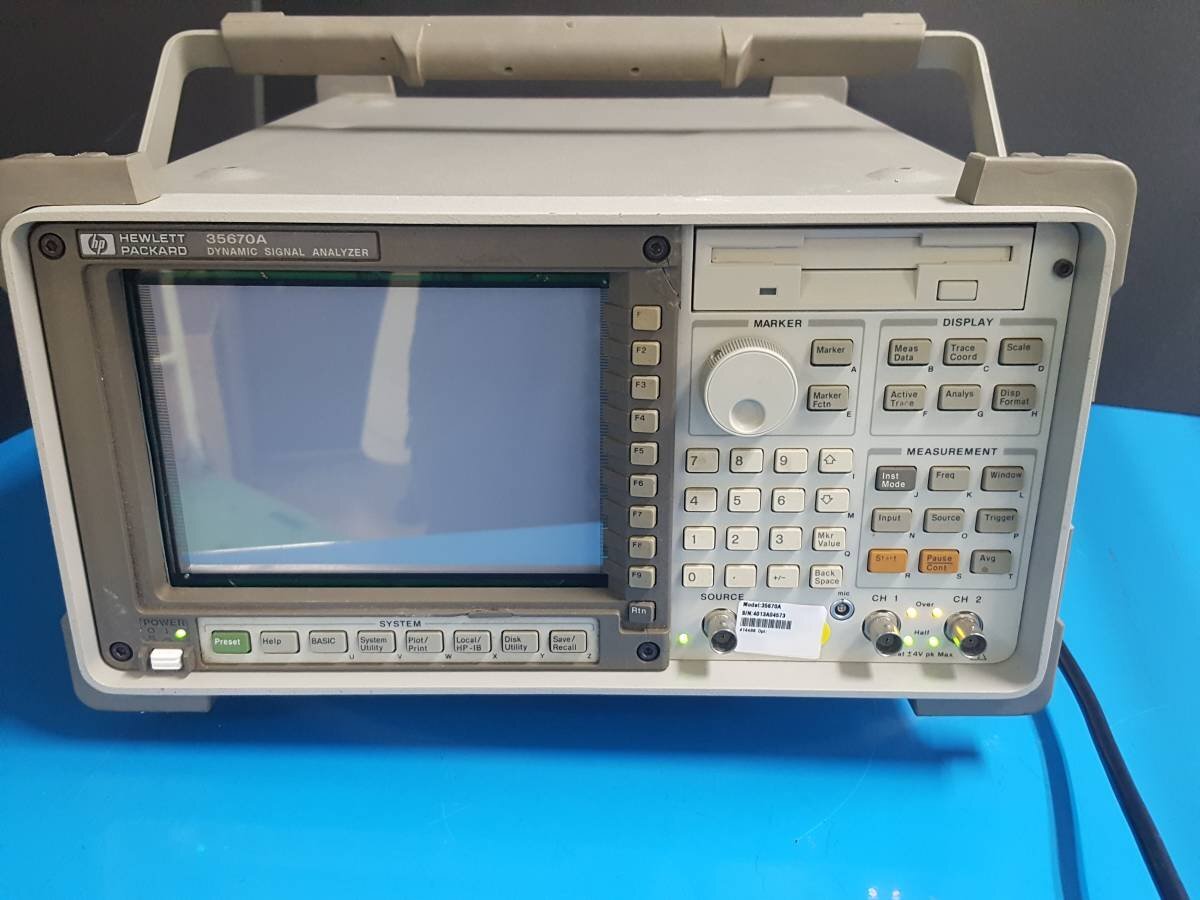 HP 35670A FFT Dynamic Signal Analyzer (as-is) [w1161242859]