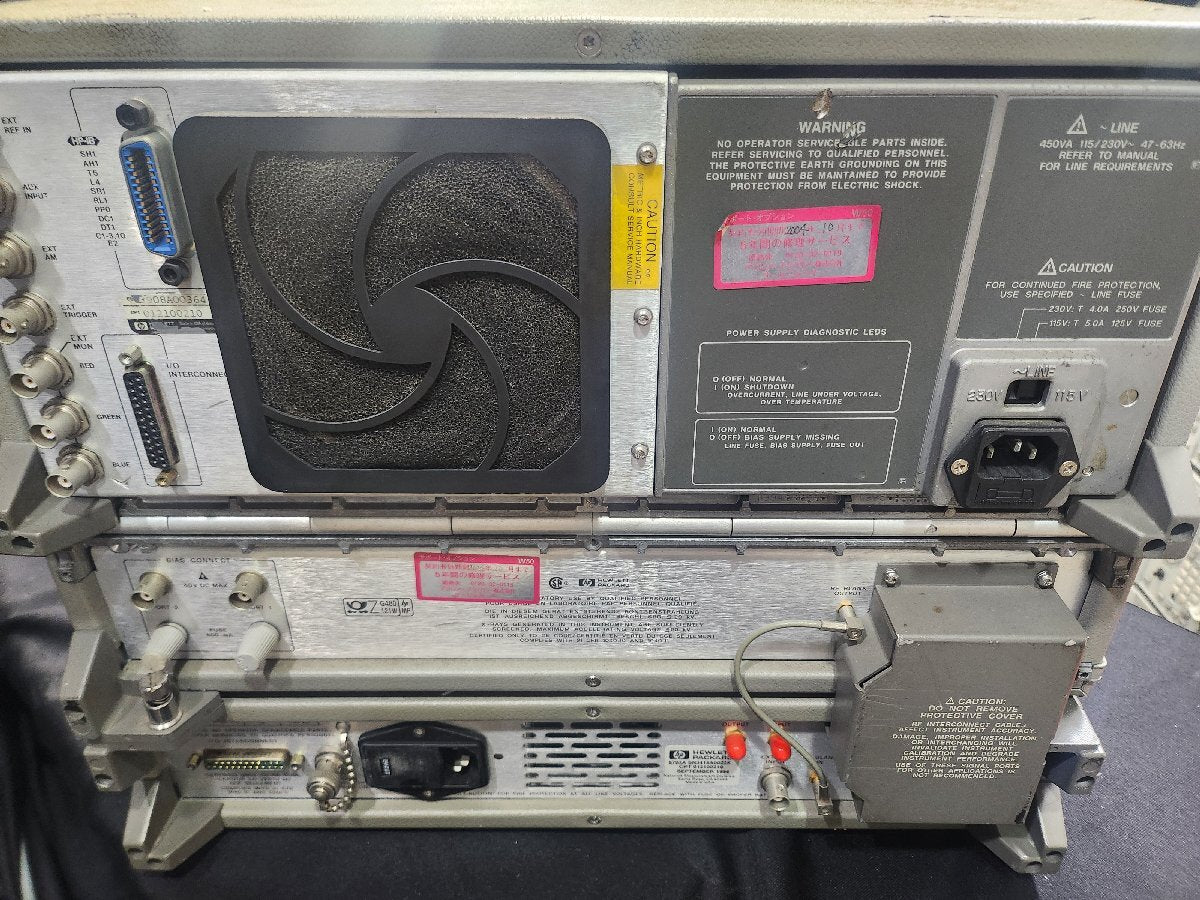 HP 8703A Optical Component Analyzer 1550nm 130MHz-20GHz Lightwave Component Analyzer [u1161635751]