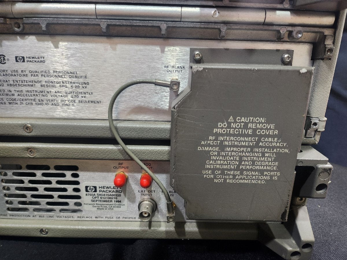 HP 8703A Optical Component Analyzer 1550nm 130MHz-20GHz Lightwave Component Analyzer [u1161635751]