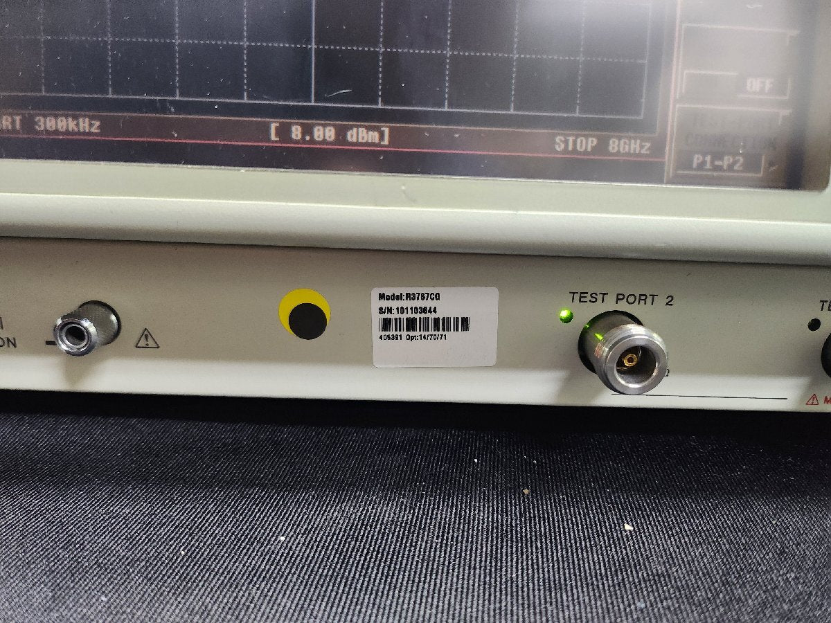 Advantest R3767CG Network Analyzer 300kHz-8GHz [k1161767448]