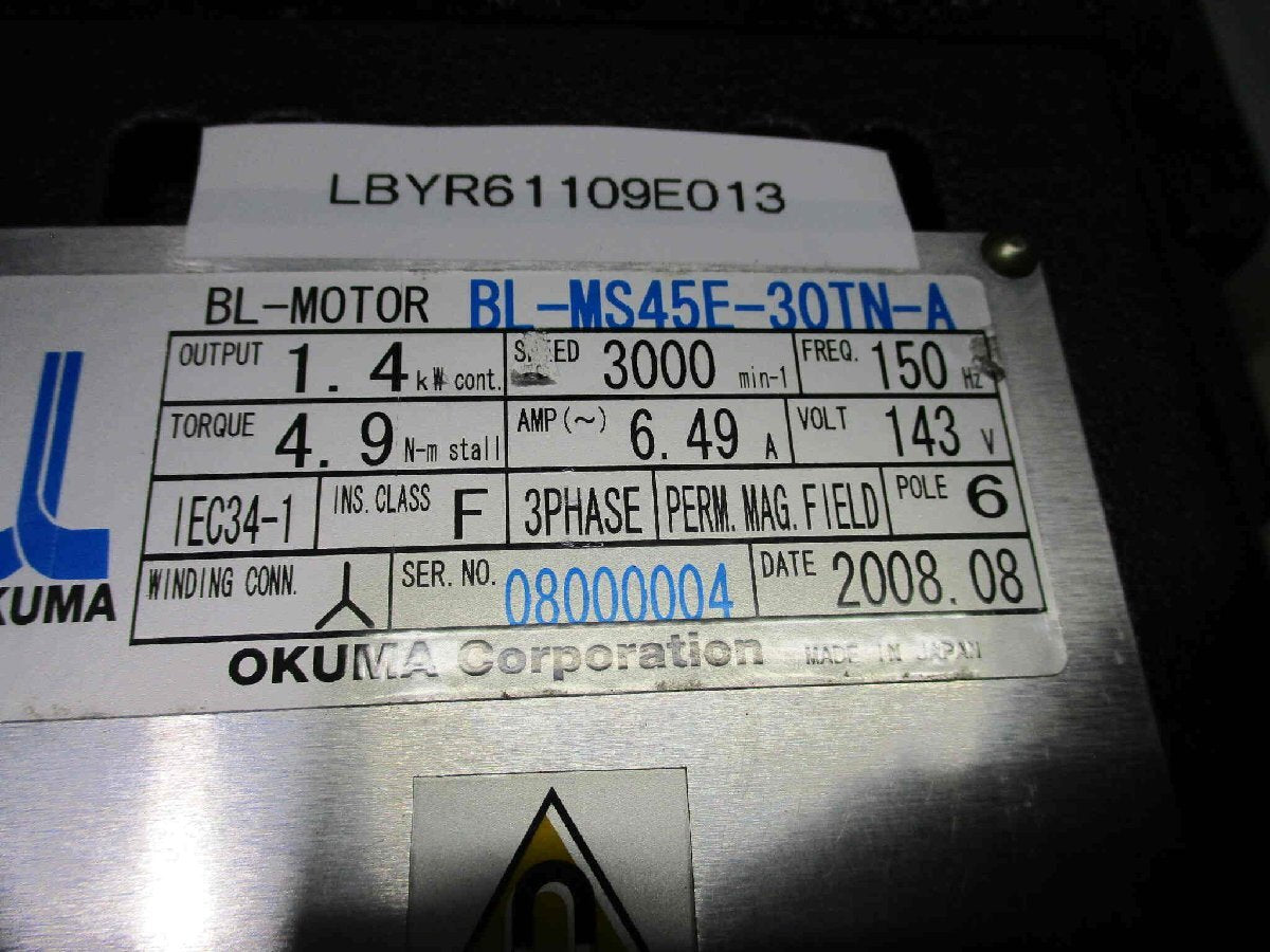 Okuma BL-MS45E-30TN-A Motor [s1161921358]