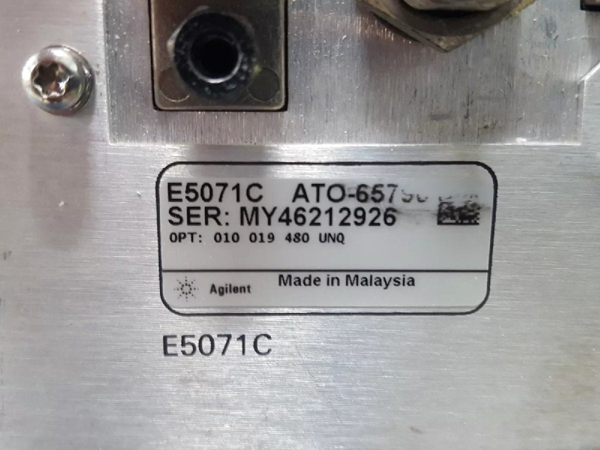 Agilent E5071C Network Analyzer 9kHz-8.5GHz Opt 480 Win XP [j1162880267]