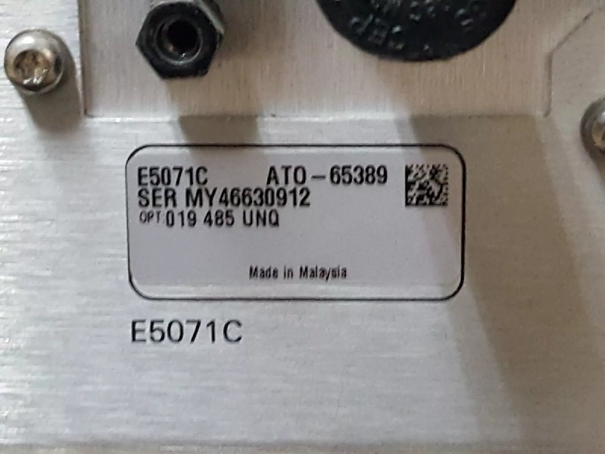 Keysight E5071C Network Analyzer 100kHz-8.5GHz Opt 485 Win7 [o1162890012]