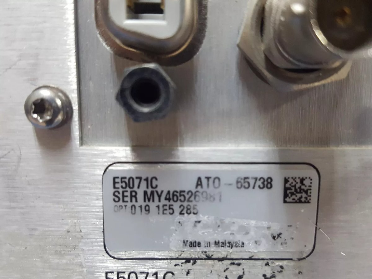 Keysight E5071C Network Analyzer 100kHz-8.5GHz Opt 285 1E5 019 [c1162880180]
