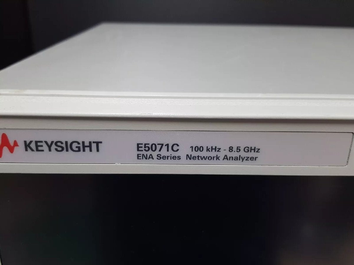 Keysight E5071C Network Analyzer 100kHz-8.5GHz Opt 285 1E5 019 [c1162880180]