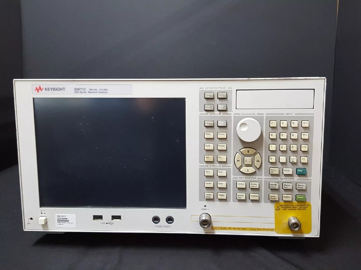 Keysight E5071C Network Analyzer 100kHz-8.5GHz Opt Win7 285 1E5 [1163034253]