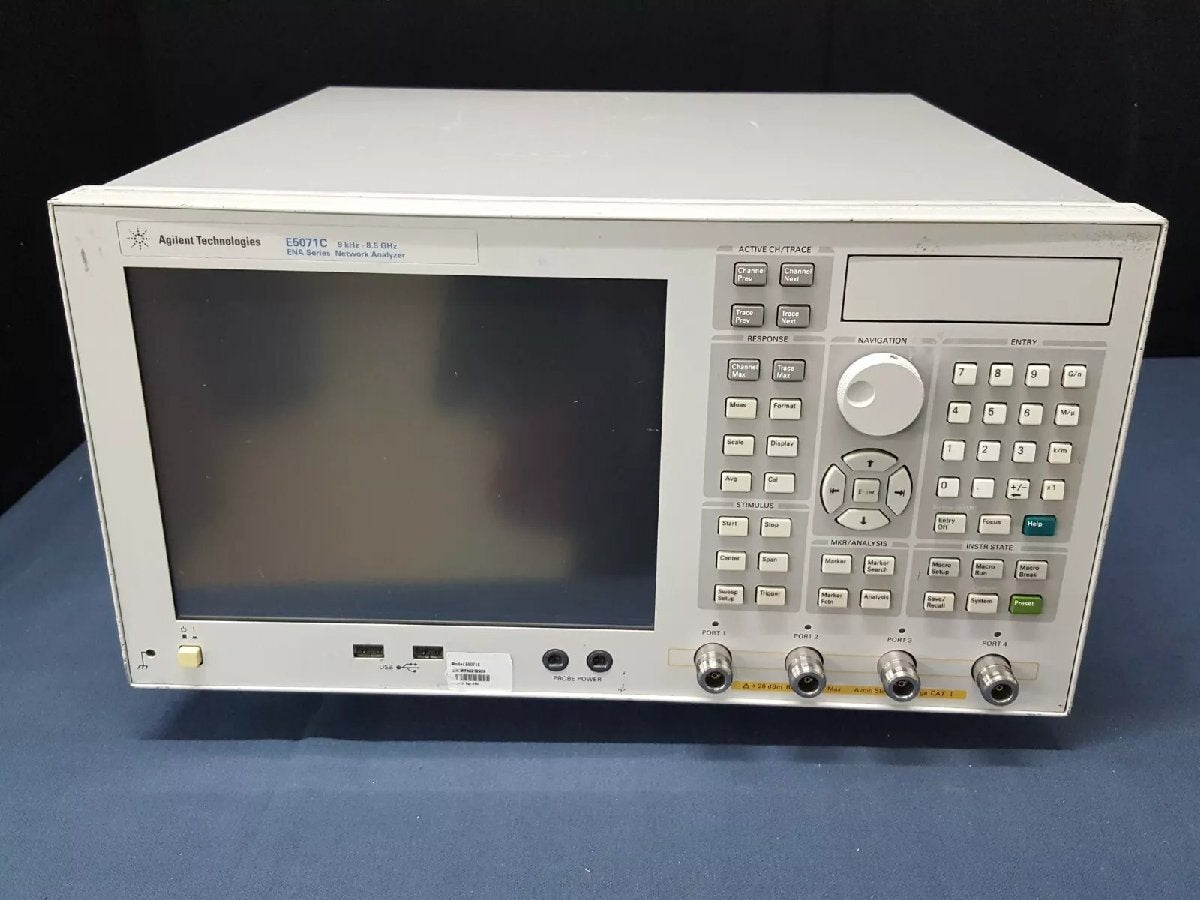 Agilent E5071C Network Analyzer 9kHz-8.5GHz [q1163050495]