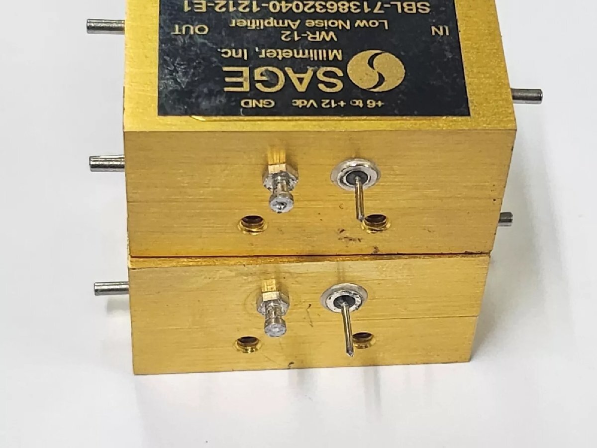 SAGE SBP-7638131610-1212-E1 Amplifier and SBL-7138632040-1212-E1 LNA Set of 2 [w1163191981]