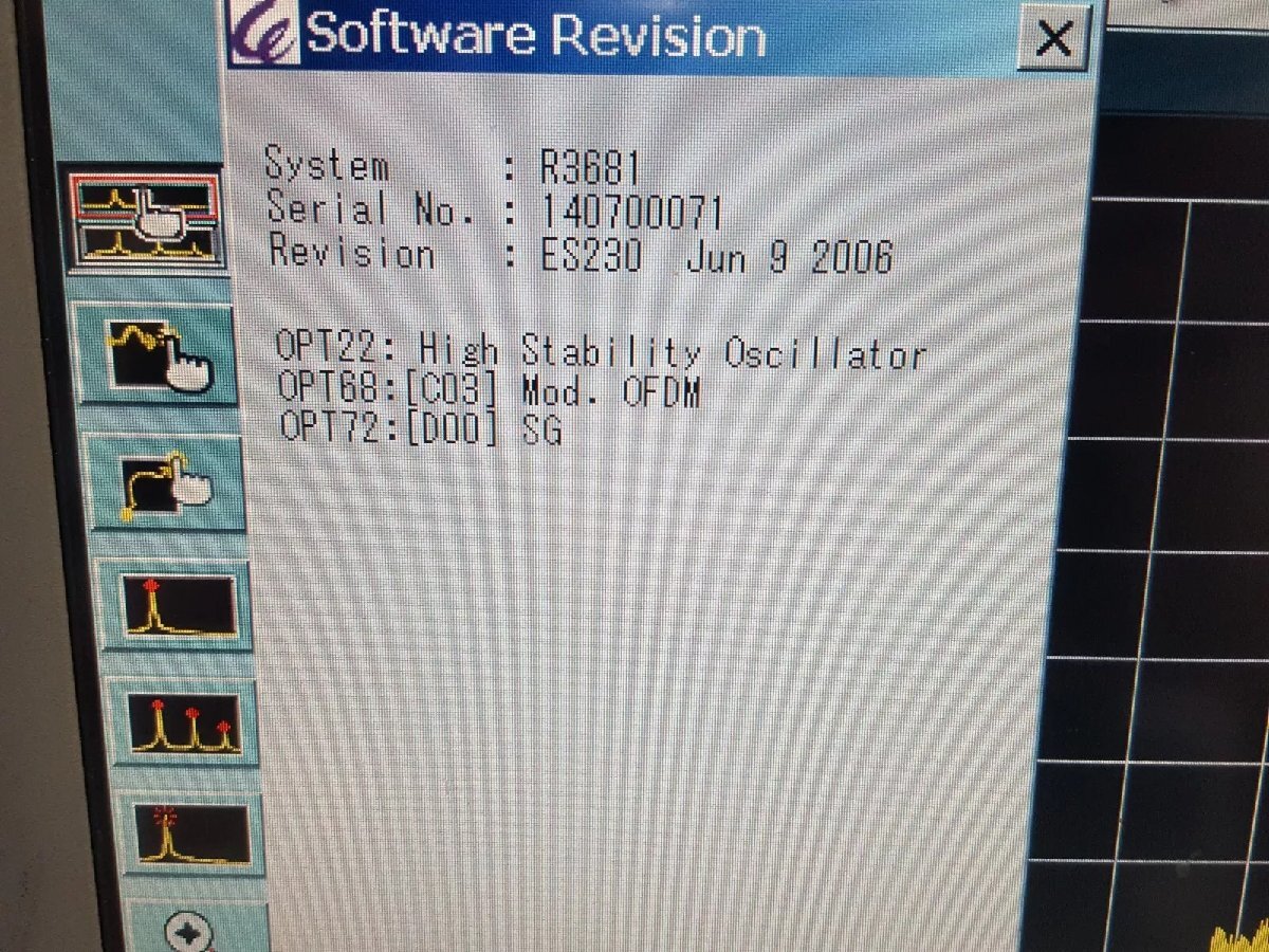 Advantest R3681 Signal Analyzer 20Hz - 32GHz Opt. 22 68 72 [u1163601891]