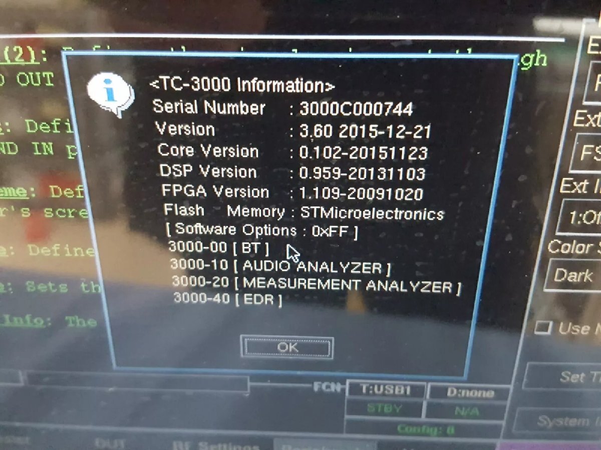 NBC Tescom TC-3000C Bluetooth Tester [t1163742307]