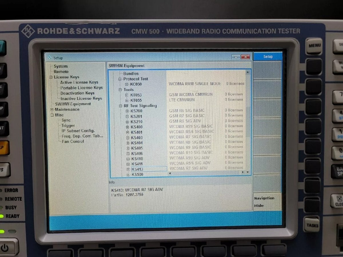 NBC R&S CMW500 Wideband Radio Communication Tester [q1163767611]