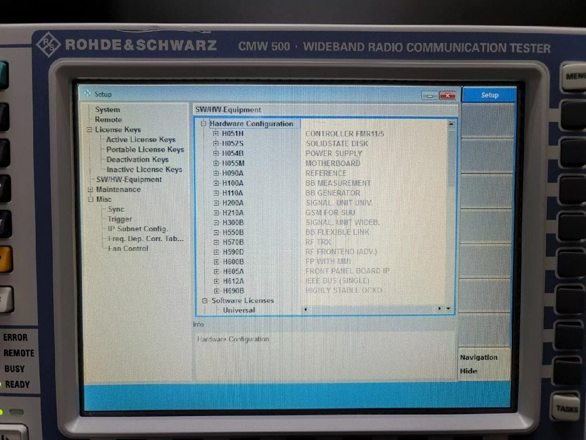 NBC R&S CMW500 Wideband Radio Communication Tester [q1163767611]