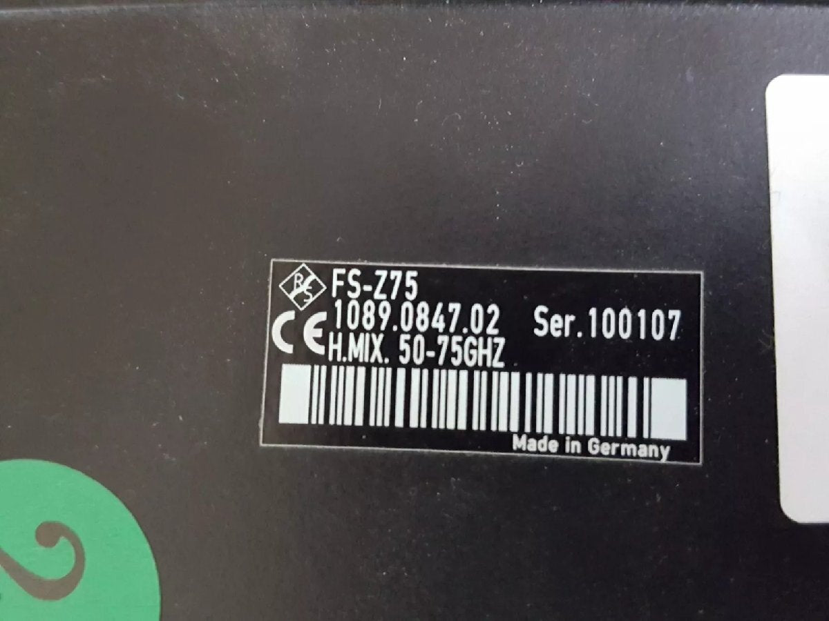 Rohde & Schwarz FS-Z75 Harmonic Waveguide Mixer 50-75GHz [s1163940991]
